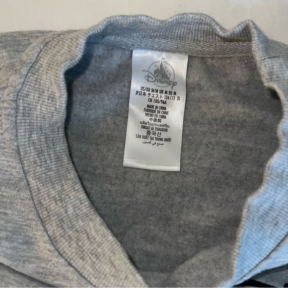 Disney Pluto embroidered Gray Crewneck Sweatshirt - Picture 2 of 4